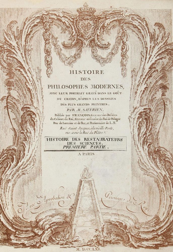 Große Abbildung Nr.3: 125-382 Saverien,(A.).: (Alte Drucke, Handschriften und Theologie)