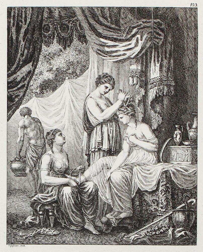 Große Abbildung Nr.1: 125-3829 Gessner, Salomon: (Künstlergraphik)