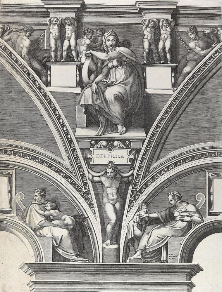 Große Abbildung Nr.5: 125-3831 Ghisi, Giorgio Mantovano: (Künstlergraphik)