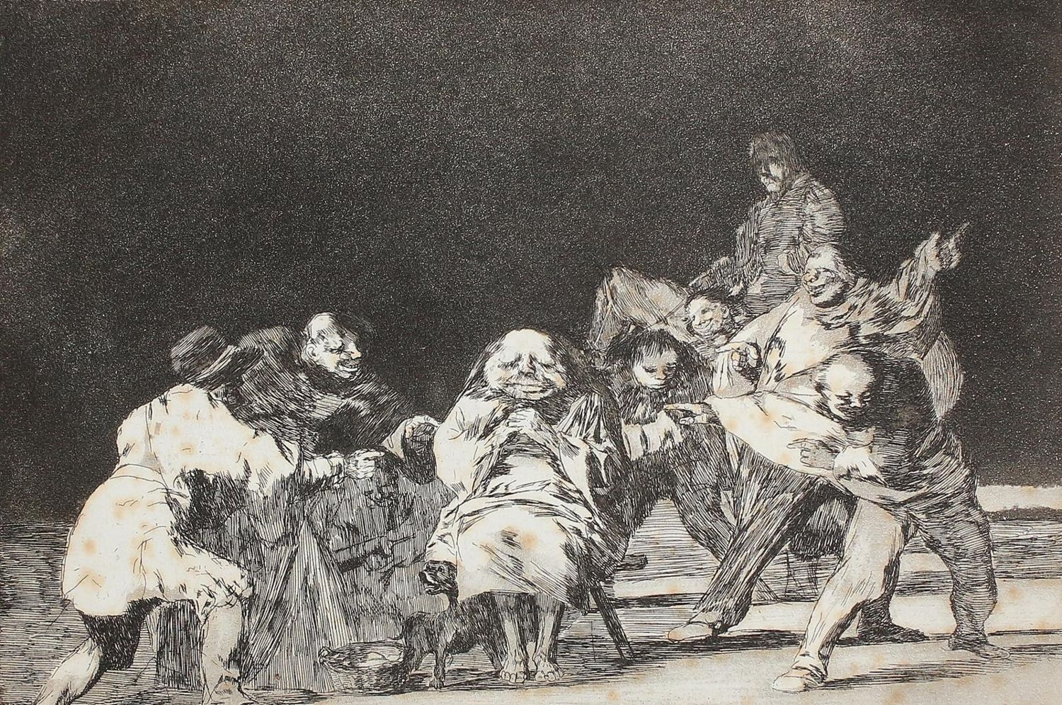 Große Abbildung Nr.1: 125-3848 Goya, Francisco de: (Künstlergraphik)
