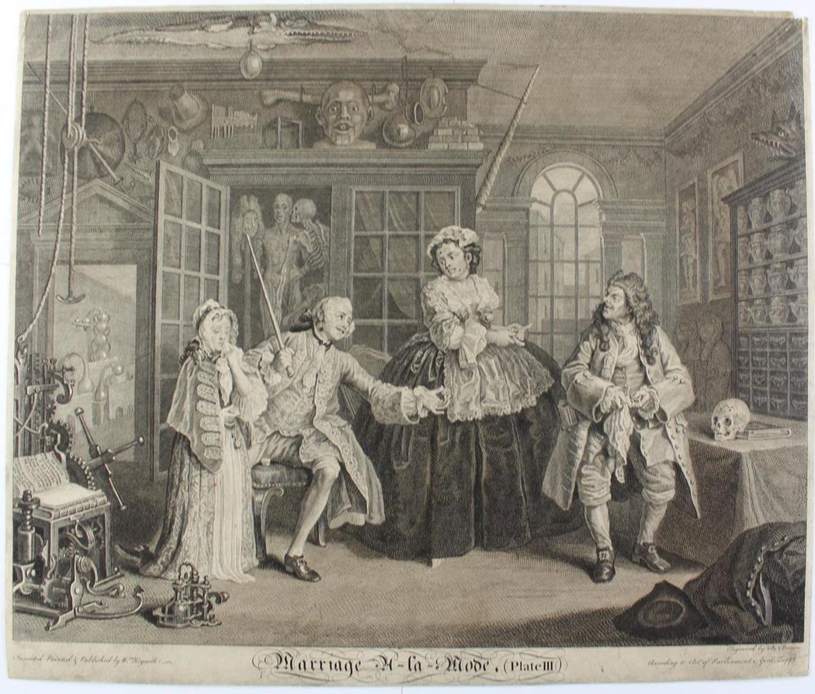 Große Abbildung Nr.2: 125-3882 Hogarth, William: (Künstlergraphik)