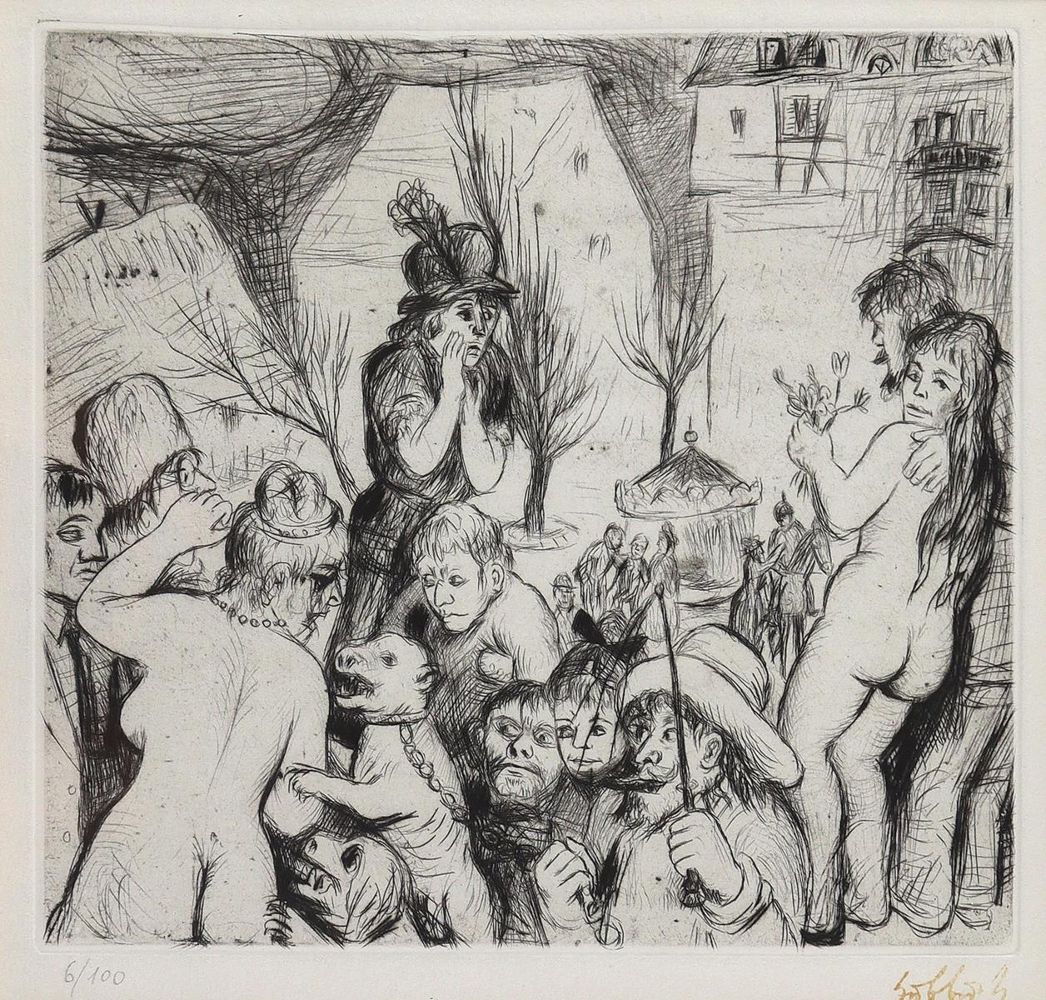 Große Abbildung Nr.3: 125-3889 Hubbuch, Karl: (Künstlergraphik)