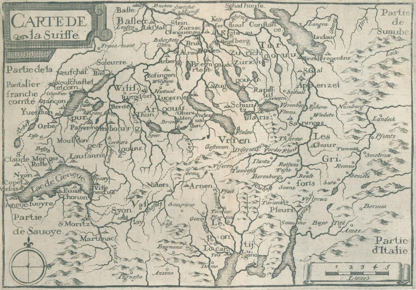 Große Abbildung Nr.1: 125-389 (Spanheim,F.).: (Schweiz)