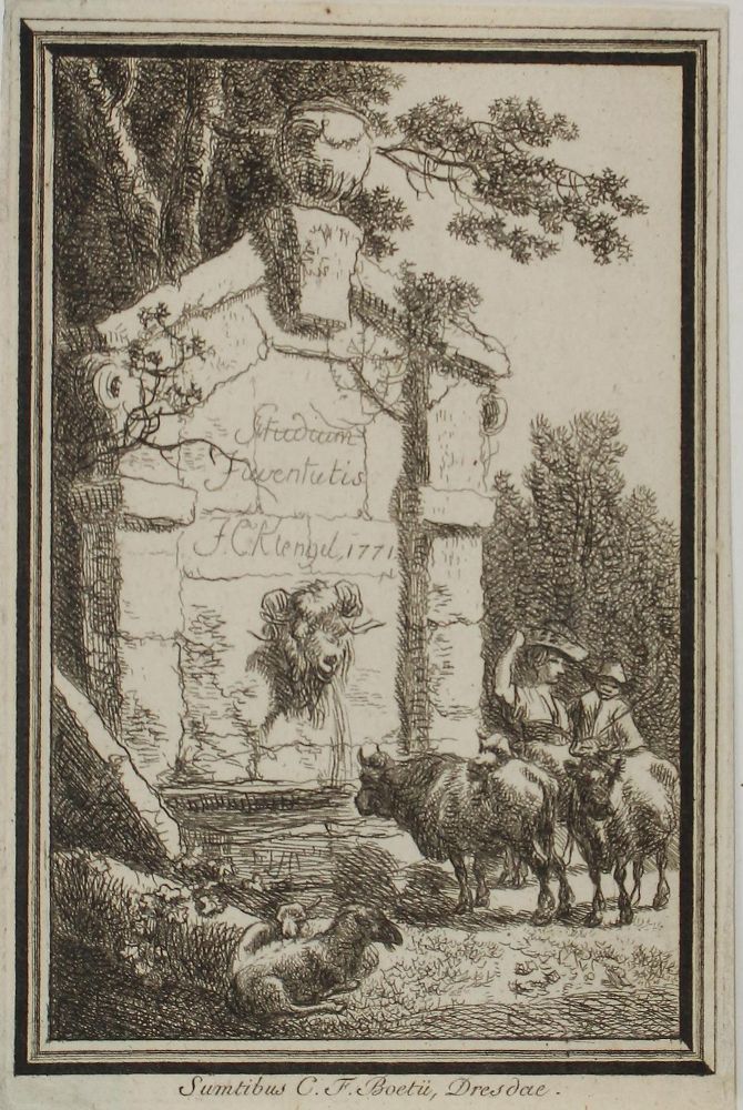 Große Abbildung Nr.3: 125-3954 Klengel, Johann Christian: (Künstlergraphik)