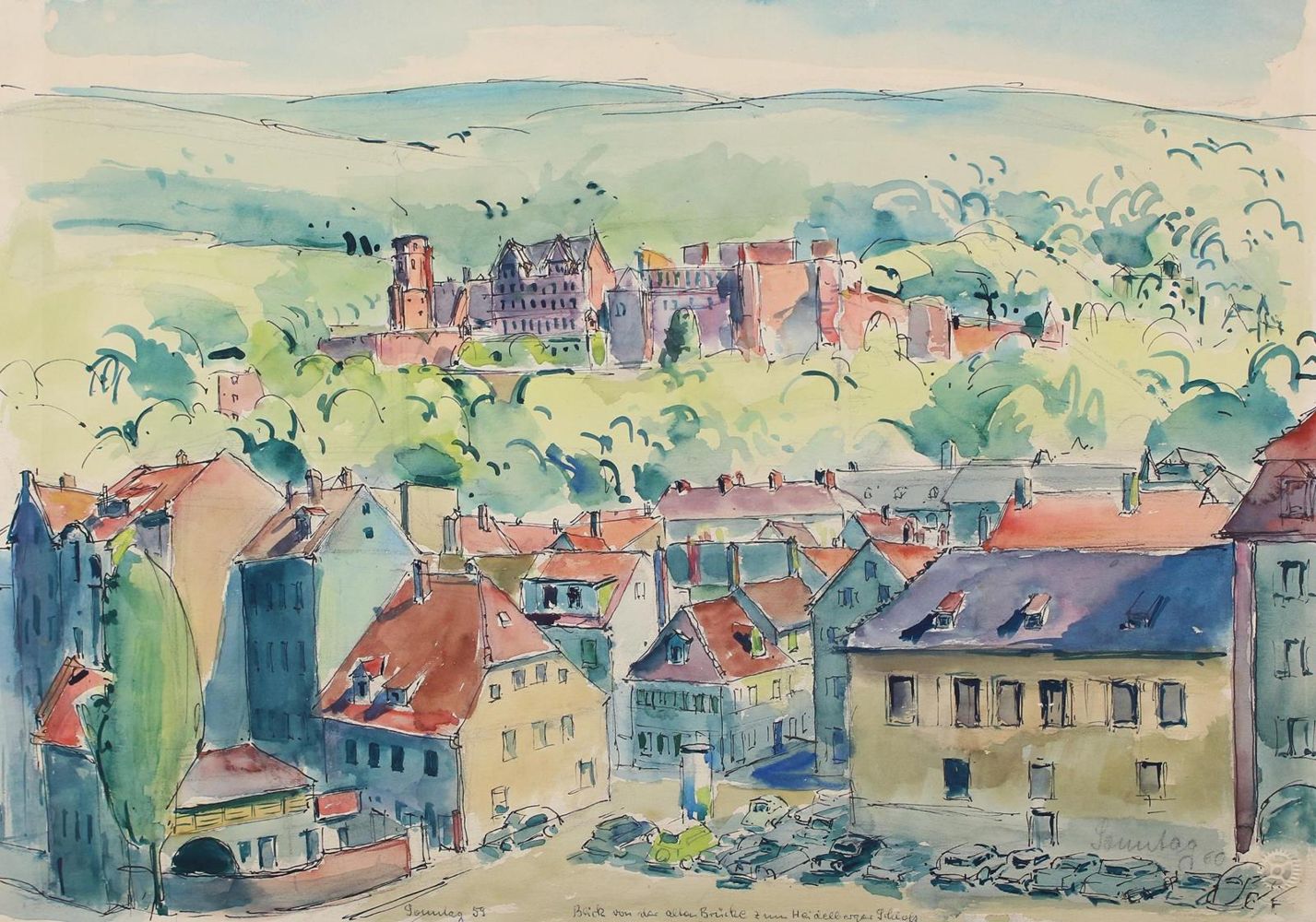 Große Abbildung Nr.2: 125-3981 Konvolut: (Künstlergraphik)