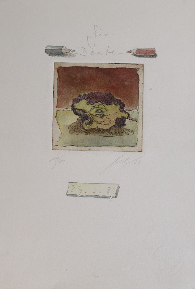 Große Abbildung Nr.2: 125-4003 Konvolut: (Künstlergraphik)