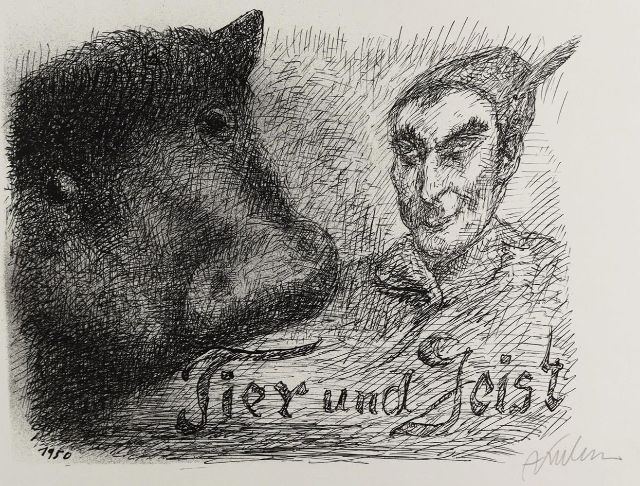 Große Abbildung Nr.2: 125-4019 Kubin, Alfred: (Künstlergraphik)