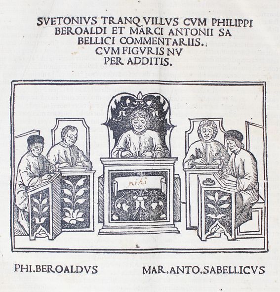 Große Abbildung Nr.1: 125-404 Suetonius Tranquillus,: (Alte Drucke, Handschriften und Theologie)