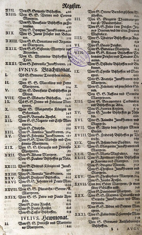 Große Abbildung Nr.3: 125-405 (Surius,L.: (Alte Drucke, Handschriften und Theologie)