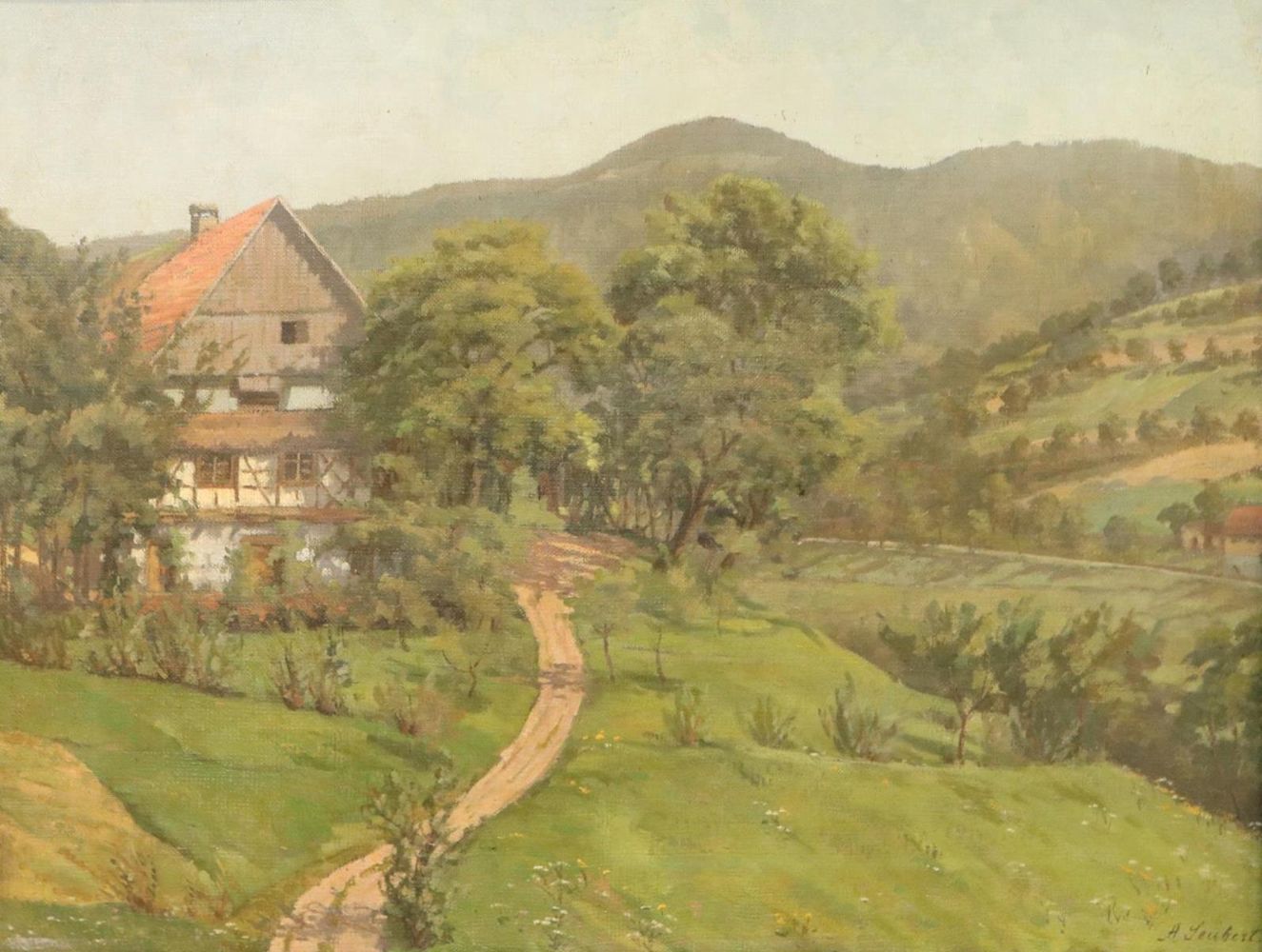 Große Abbildung Nr.3: 125-4067 Luntz, Adolf: (Künstlergraphik)