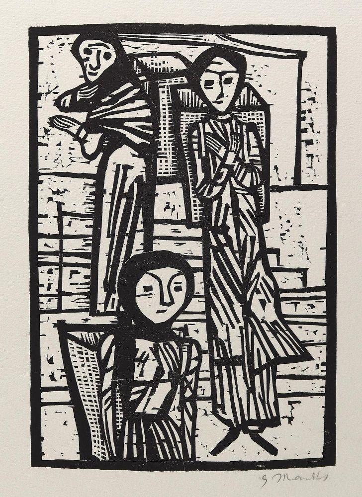 Große Abbildung Nr.1: 125-4083 Marcks, Gerhard: (Künstlergraphik)