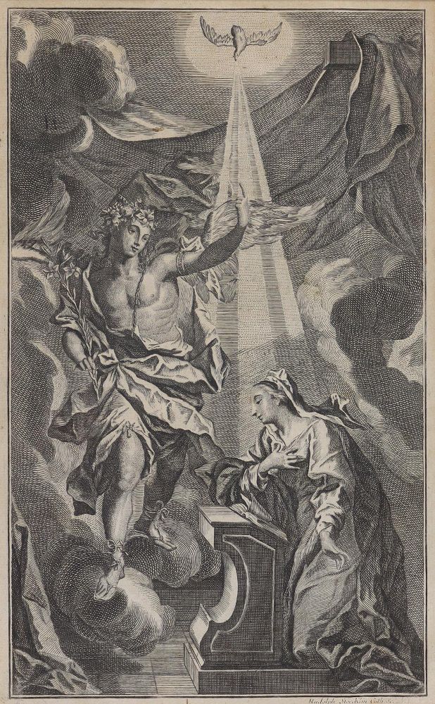 Große Abbildung Nr.3: 125-4084 Mariä Verkündigung.: (Künstlergraphik)