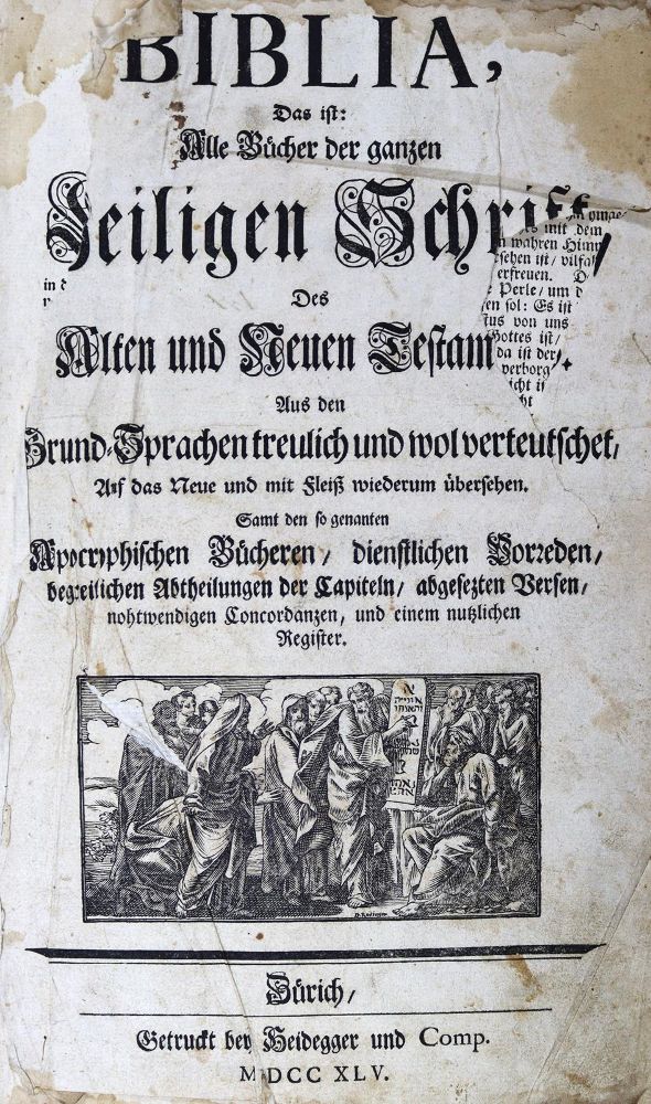 Große Abbildung Nr.1: 125-41 Biblia germanica.: (Bibeln)