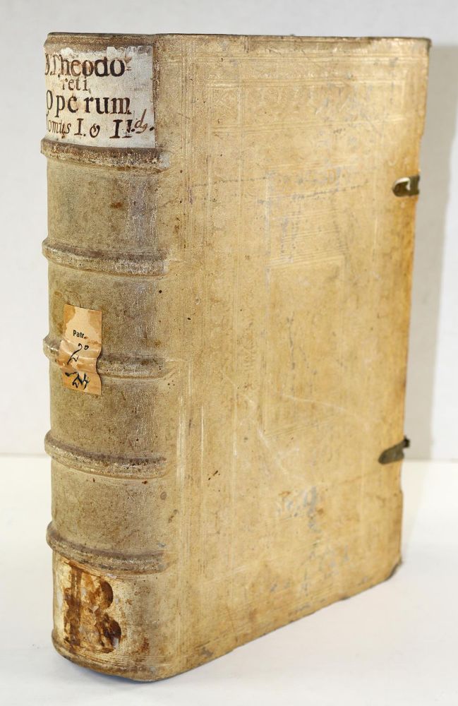 Große Abbildung Nr.2: 125-412 Theodoretus, Bischof v. Cyrus.: (Alte Drucke, Handschriften und Theologie)