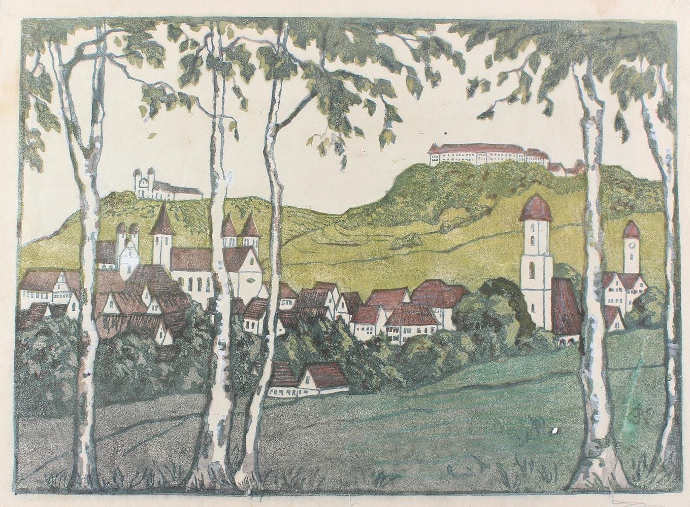 Große Abbildung Nr.1: 125-4120 Nachtigall, Emma: (Künstlergraphik)