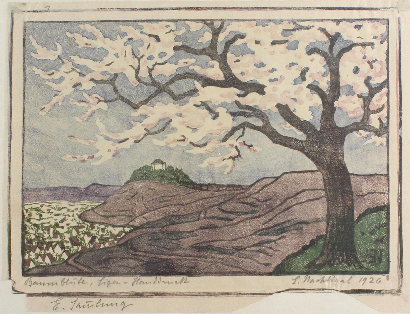 Große Abbildung Nr.1: 125-4121 Nachtigall, Emma: (Künstlergraphik)