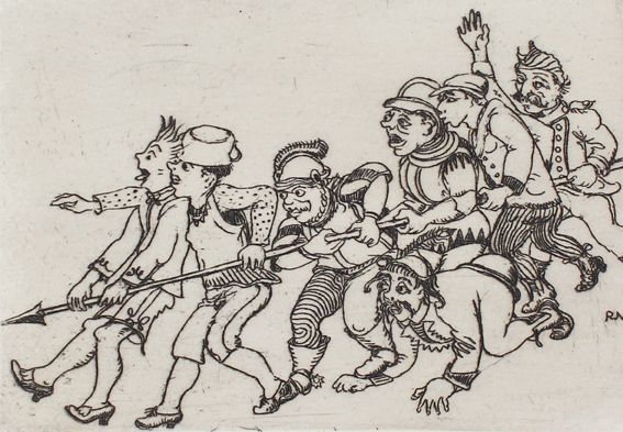 Große Abbildung Nr.1: 125-4122 Nägele, Reinhold: (Künstlergraphik)