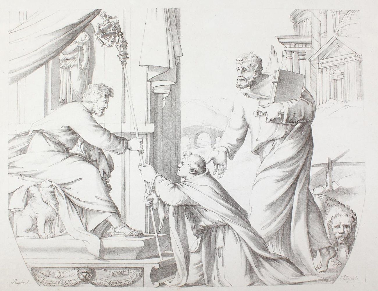 Große Abbildung Nr.1: 125-4165 Piloty, Ferdinand d.Ä.: (Künstlergraphik)