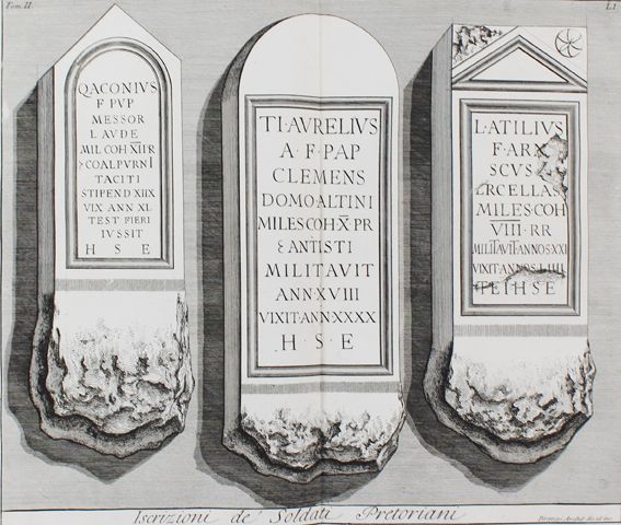Große Abbildung Nr.1: 125-4170 Piranesi, Giovanni Battista: (Künstlergraphik)