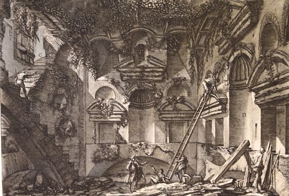 Große Abbildung Nr.1: 125-4171 Piranesi, Giovanni Battista: (Künstlergraphik)
