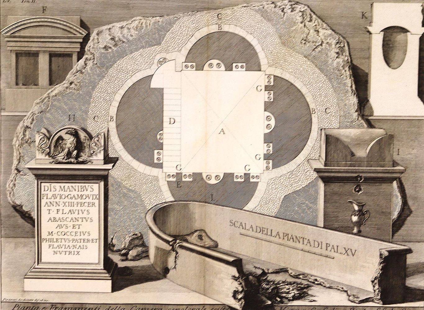 Große Abbildung Nr.2: 125-4171 Piranesi, Giovanni Battista: (Künstlergraphik)