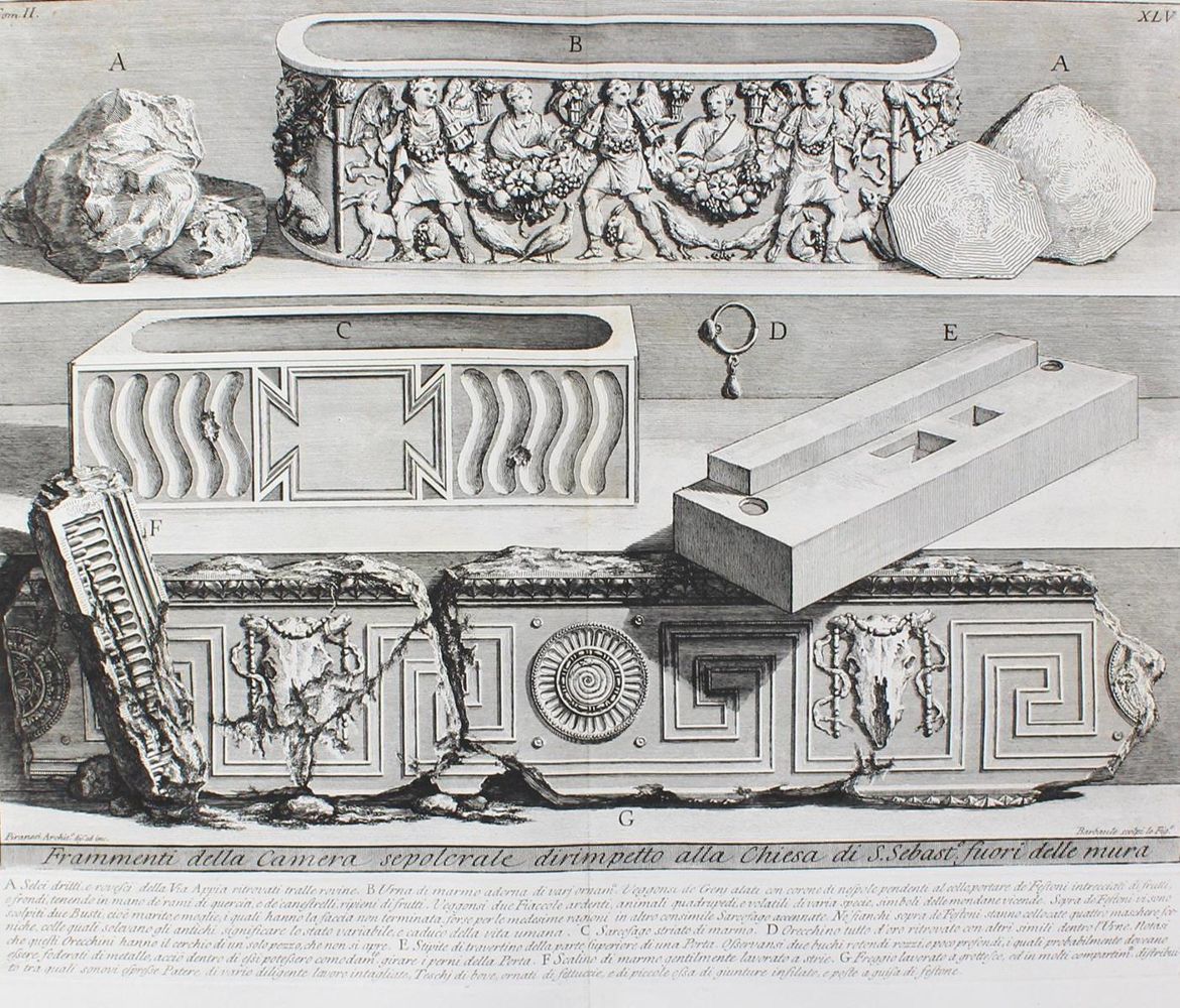 Große Abbildung Nr.2: 125-4187 Piranesi, Giovanni Battista: (Künstlergraphik)