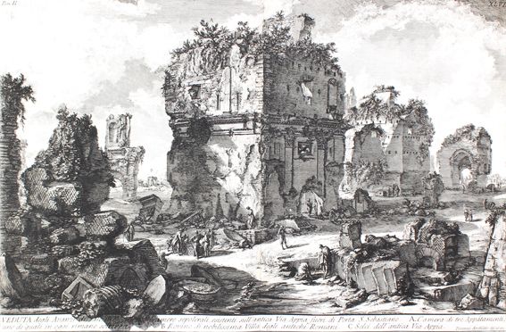 Große Abbildung Nr.1: 125-4188 Piranesi, Giovanni Battista: (Künstlergraphik)