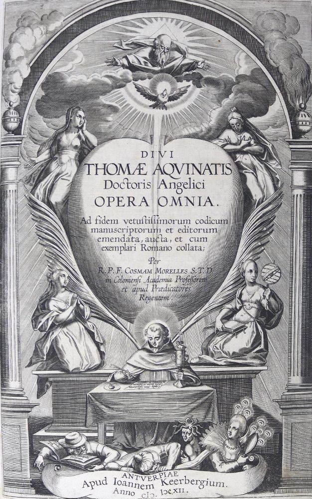 Große Abbildung Nr.2: 125-419 Thomas von Aquin.: (Alte Drucke, Handschriften und Theologie)