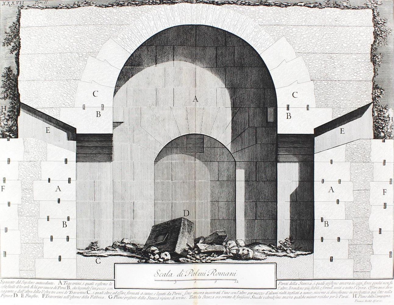 Große Abbildung Nr.2: 125-4197 Piranesi, Giovanni Battista: (Künstlergraphik)