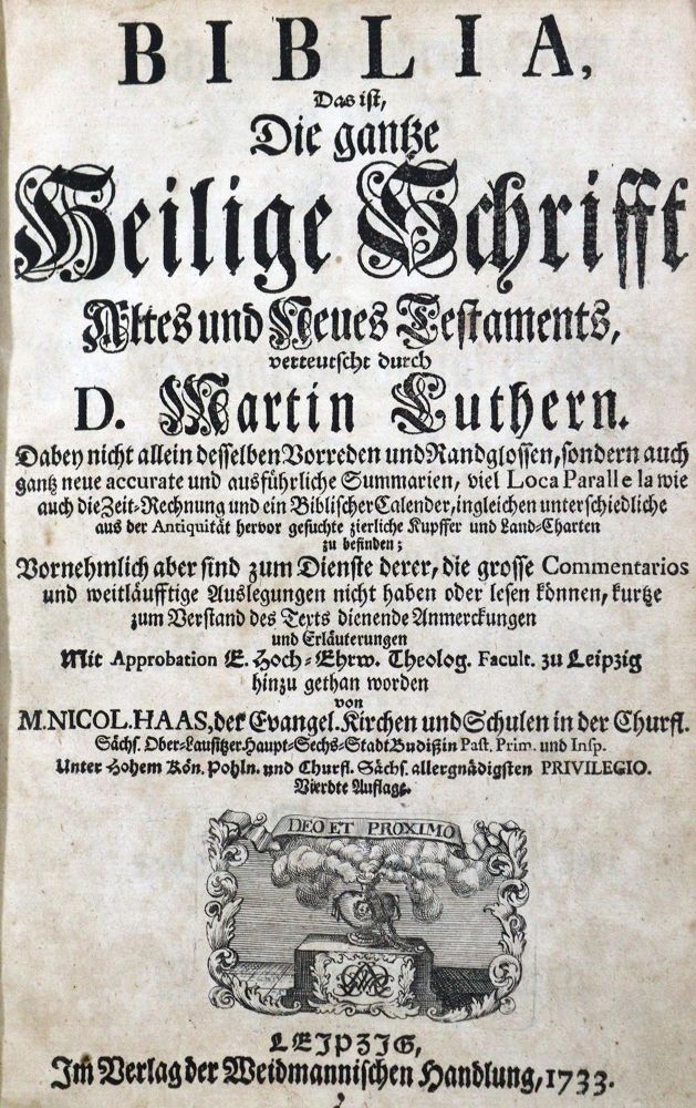 Große Abbildung Nr.2: 125-42 Biblia germanica.: (Bibeln)