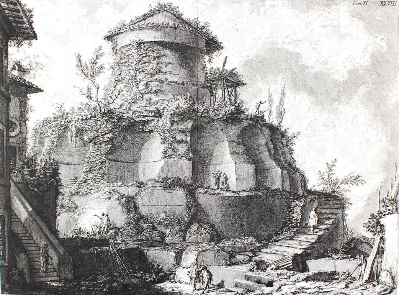 Große Abbildung Nr.2: 125-4207 Piranesi, Giovanni Battista: (Künstlergraphik)