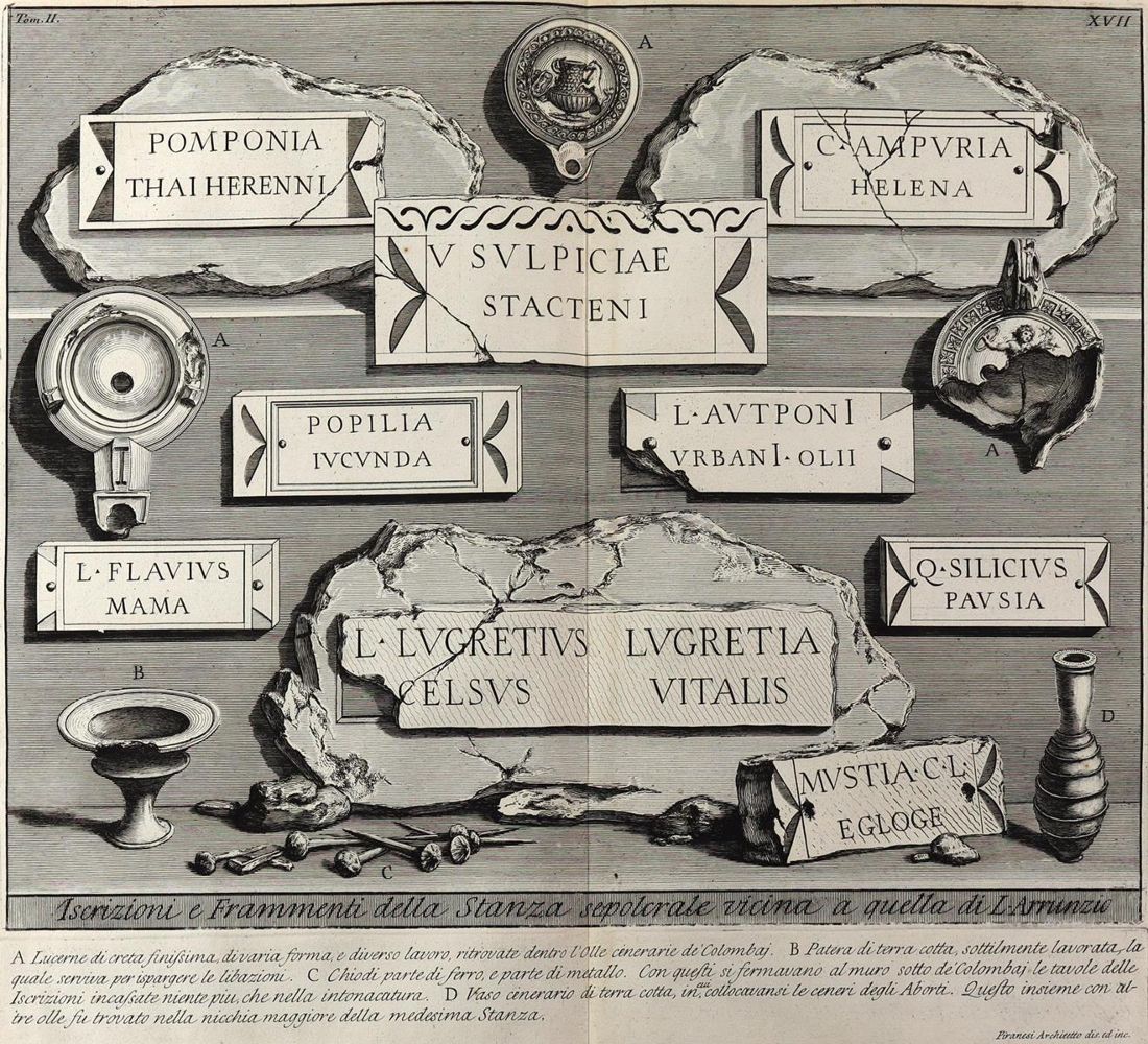 Große Abbildung Nr.2: 125-4214 Piranesi, Giovanni Battista: (Künstlergraphik)