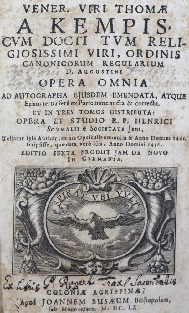 Große Abbildung Nr.2: 125-422 Thomas von Kempen.: (Alte Drucke, Handschriften und Theologie)