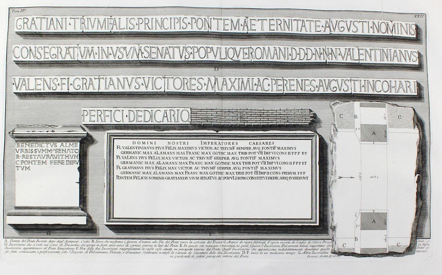 Große Abbildung Nr.2: 125-4220 Piranesi, Giovanni Battista: (Künstlergraphik)