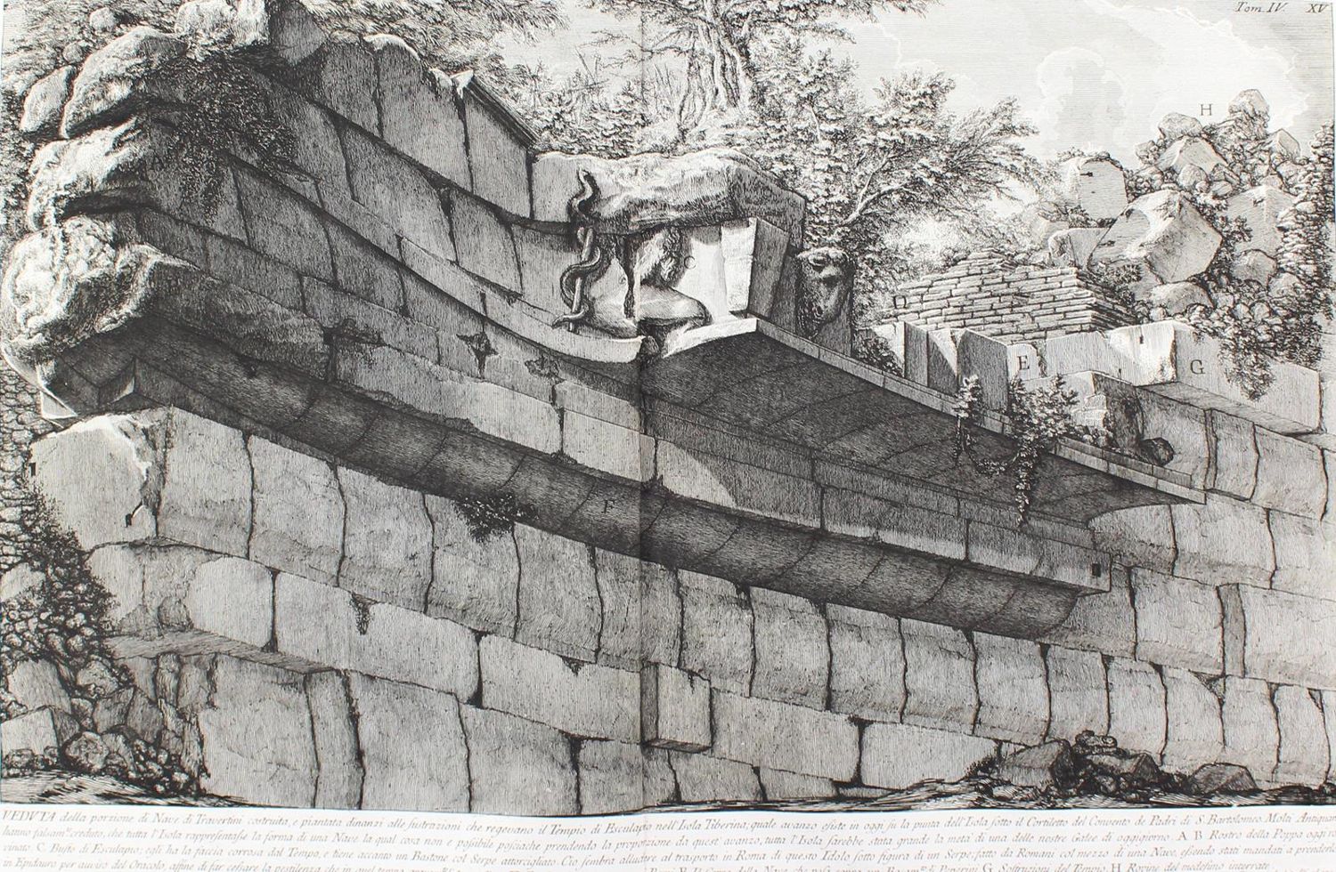 Große Abbildung Nr.2: 125-4225 Piranesi, Giovanni Battista: (Künstlergraphik)