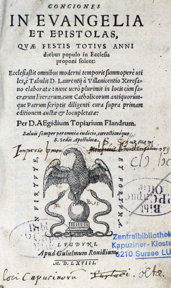 Große Abbildung Nr.2: 125-423 Topiarius,A.: (Alte Drucke, Handschriften und Theologie)