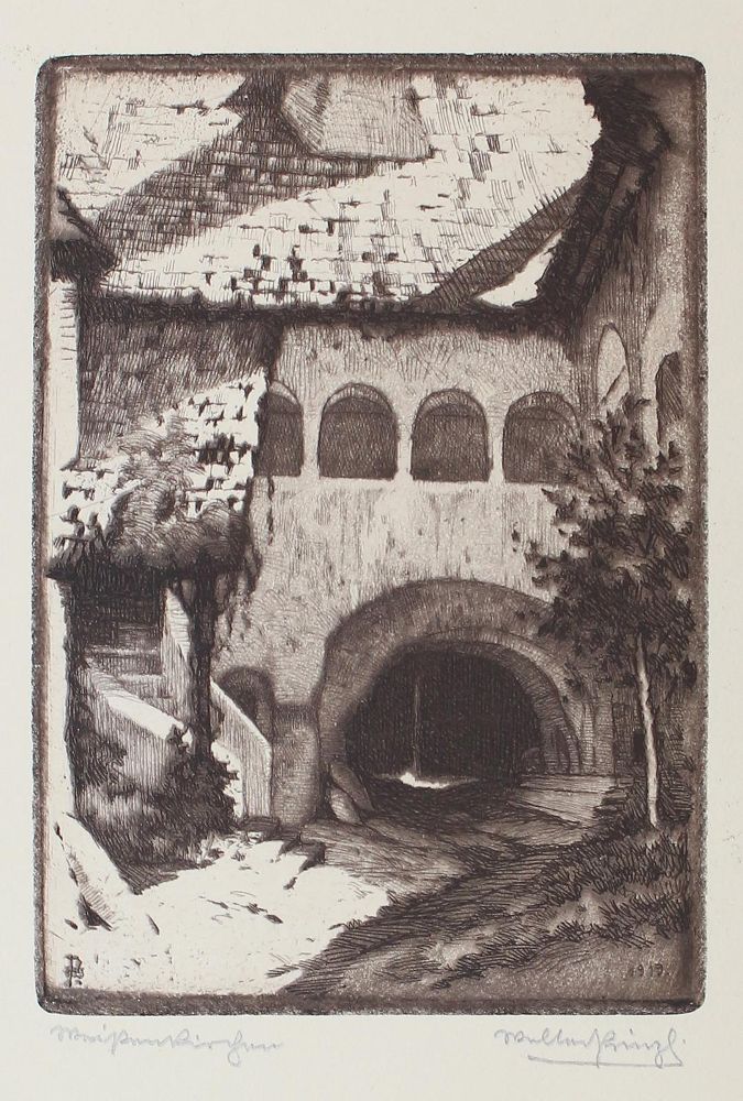 Große Abbildung Nr.1: 125-4252 Prinzl, Walter: (Künstlergraphik)