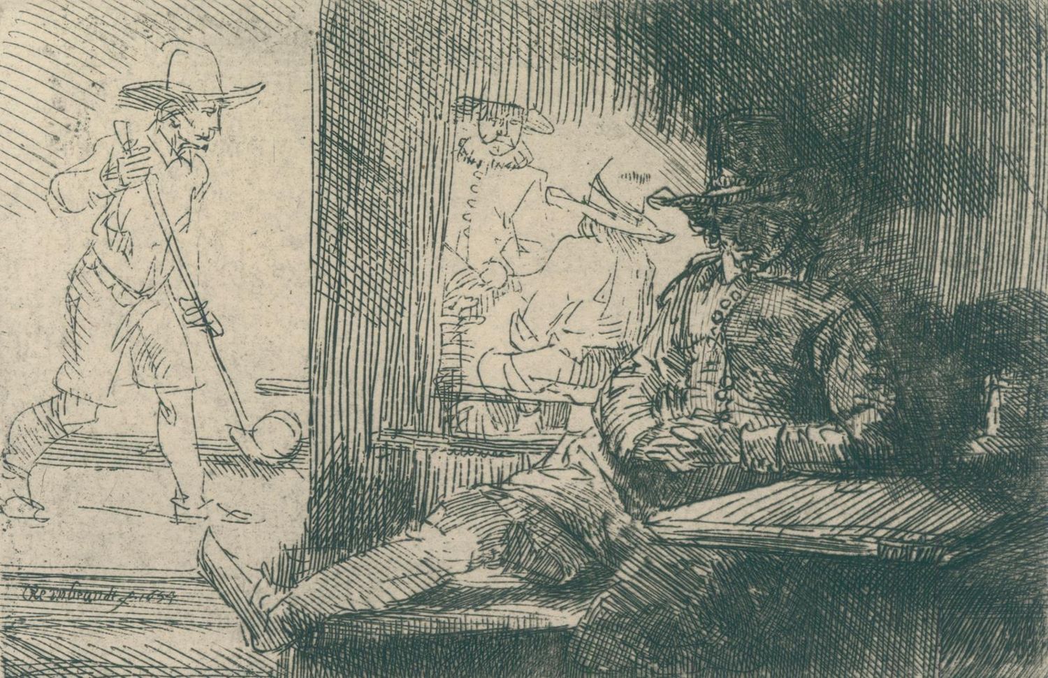 Große Abbildung Nr.1: 125-4280 Rembrandt, Harmensz van Rijn: (Künstlergraphik)