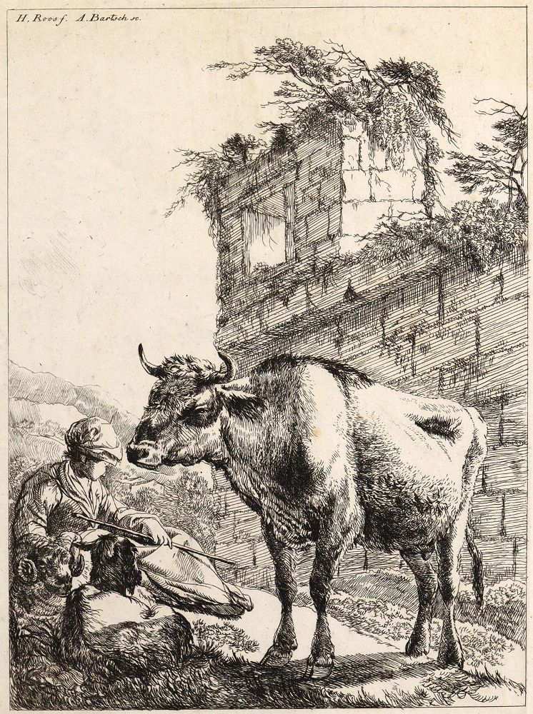 Große Abbildung Nr.1: 125-4306 Roos, Joseph (gen. de Rosa).: (Künstlergraphik)