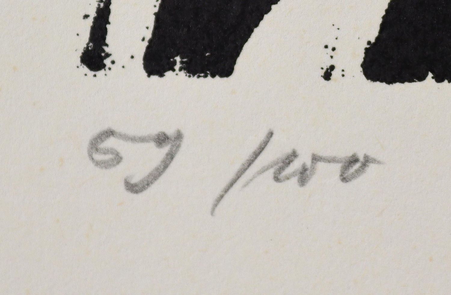 Große Abbildung Nr.4: 125-4309 Rosenbusch, Werner: (Künstlergraphik)