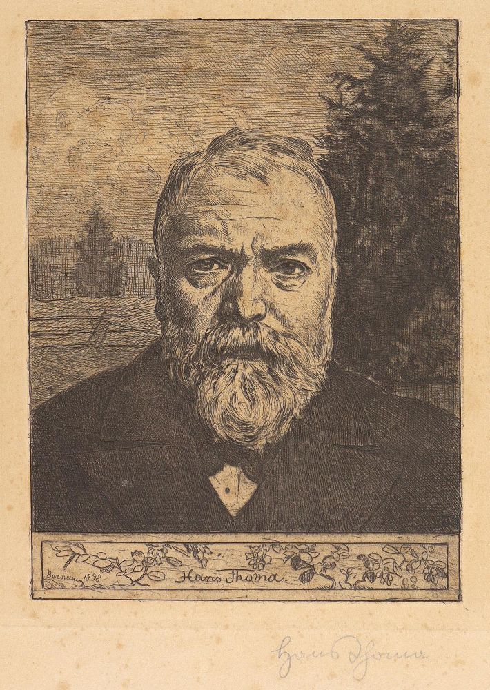 Große Abbildung Nr.1: 125-4396 Thoma, Hans: (Künstlergraphik)