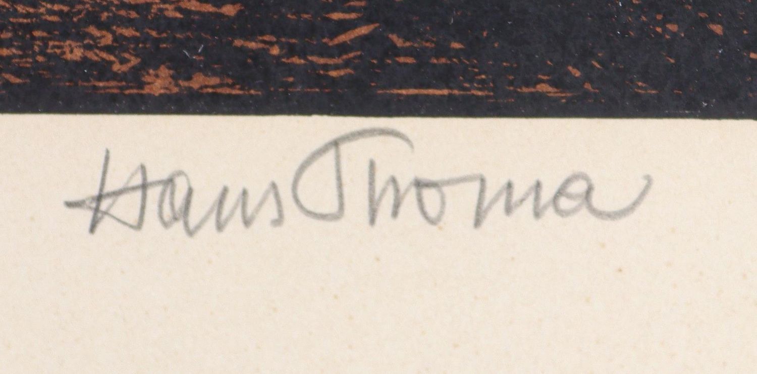 Große Abbildung Nr.3: 125-4398 Thoma, Hans: (Künstlergraphik)