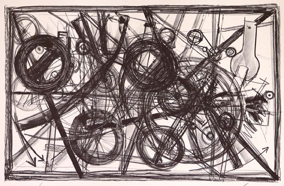 Große Abbildung Nr.1: 125-4401 Tinguely, Jean: (Künstlergraphik)