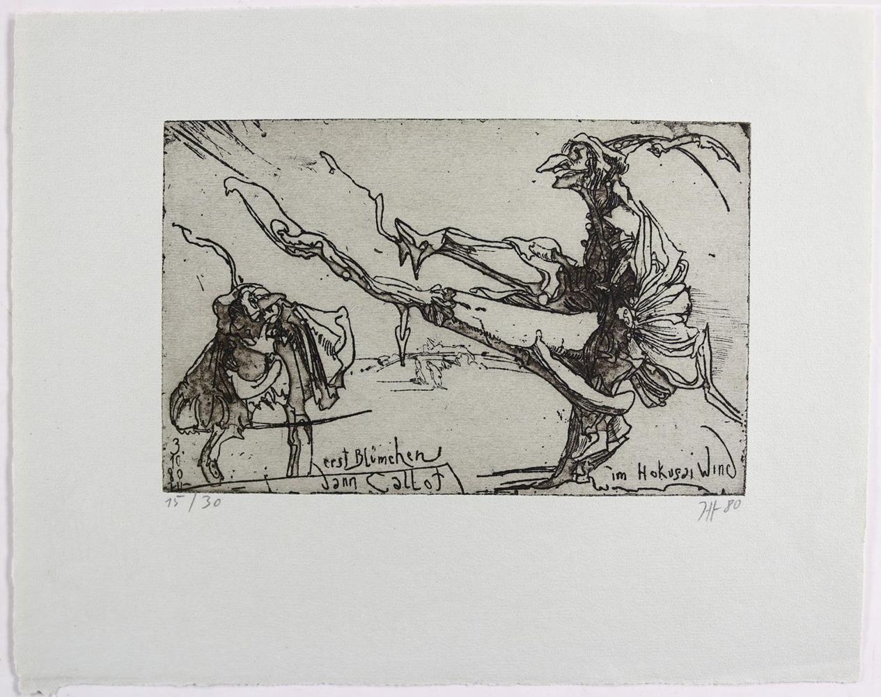 Große Abbildung Nr.5: 125-4405 Janssen, Horst: (Künstlergraphik, Totentanz)
