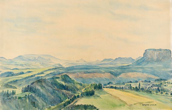 Große Abbildung Nr.1: 125-4414 Uhlig, Irmgard: (Künstlergraphik)