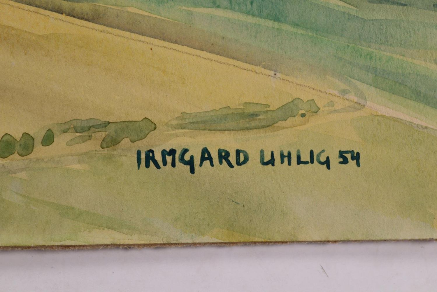 Große Abbildung Nr.2: 125-4414 Uhlig, Irmgard: (Künstlergraphik)