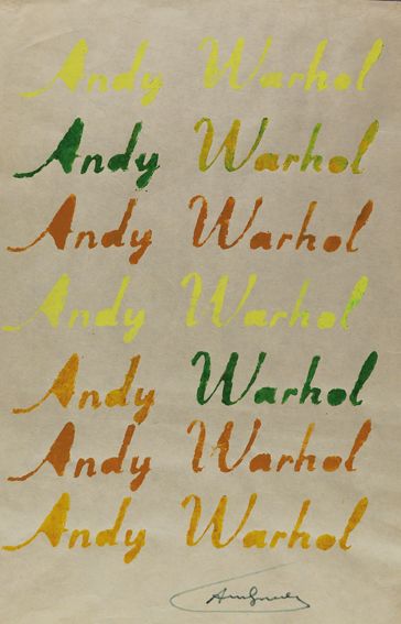 Große Abbildung Nr.1: 125-4450 Warhol, Andy: (Künstlergraphik)