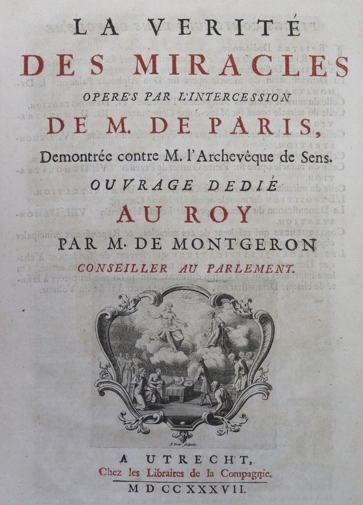 Große Abbildung Nr.2: 125-446 Montgeron,(L.B.Carre de).: (Wunderheiler)