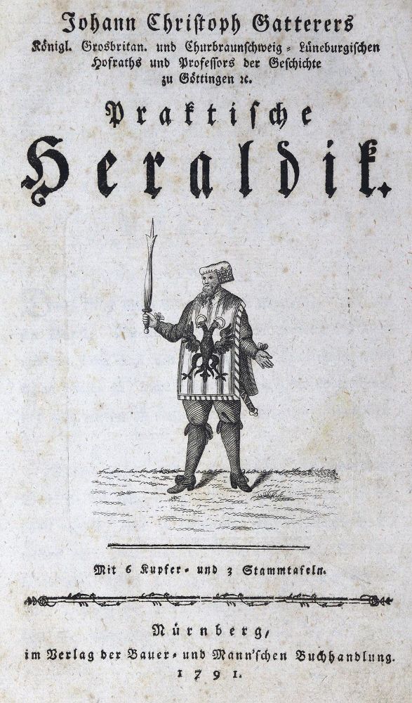 Große Abbildung Nr.1: 125-448 Gatterer,J.C.: (Genealogie und Heraldik)
