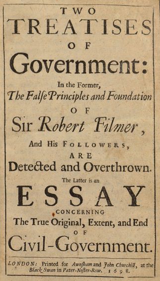 Große Abbildung Nr.1: 125-455 (Locke,J.).: (Politik und Staatswissenschaften)